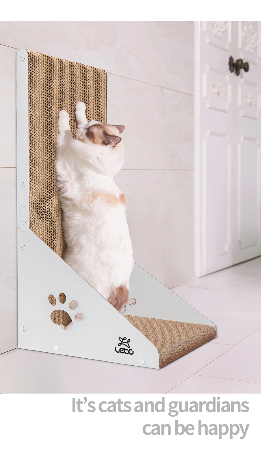 [NEW신상][무료배송] 레토 고양이 원목 수직 스크래쳐 대형 90cm LCH-V06 15번째