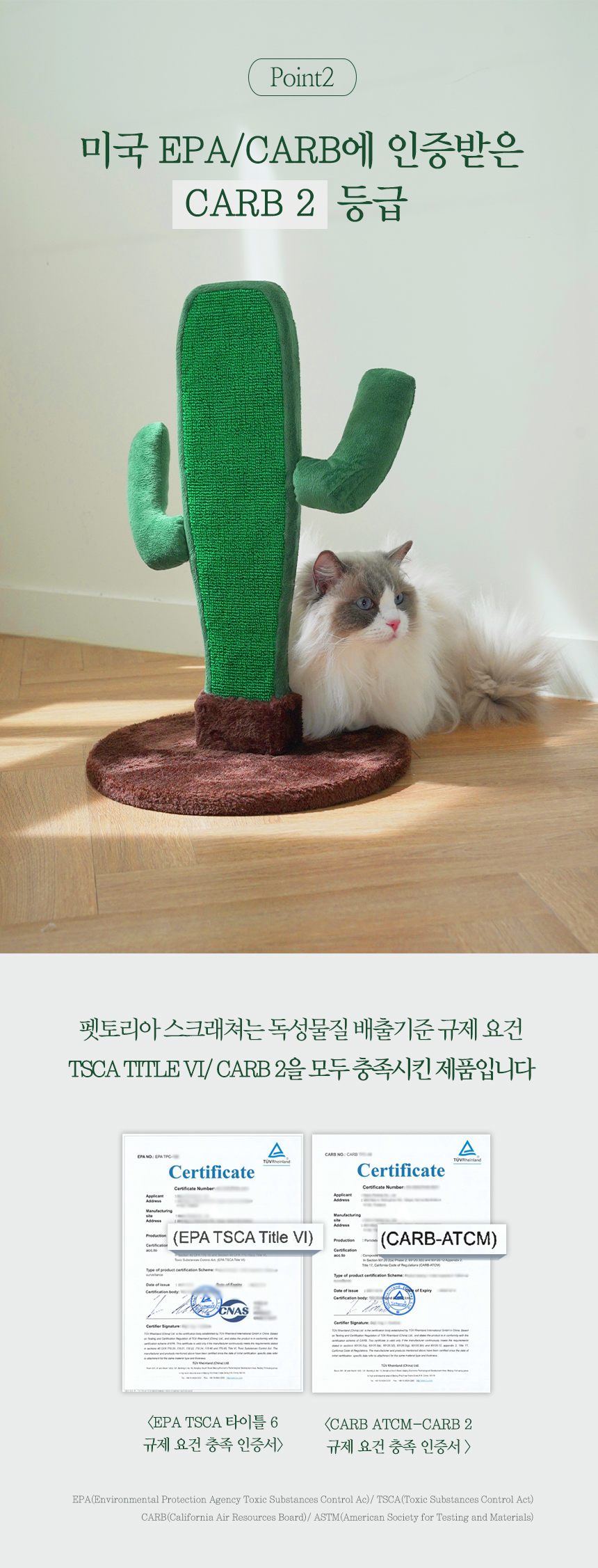 [무료배송] 펫토리아 GP 카펫 스텐드 선인장 스크래쳐 9번째