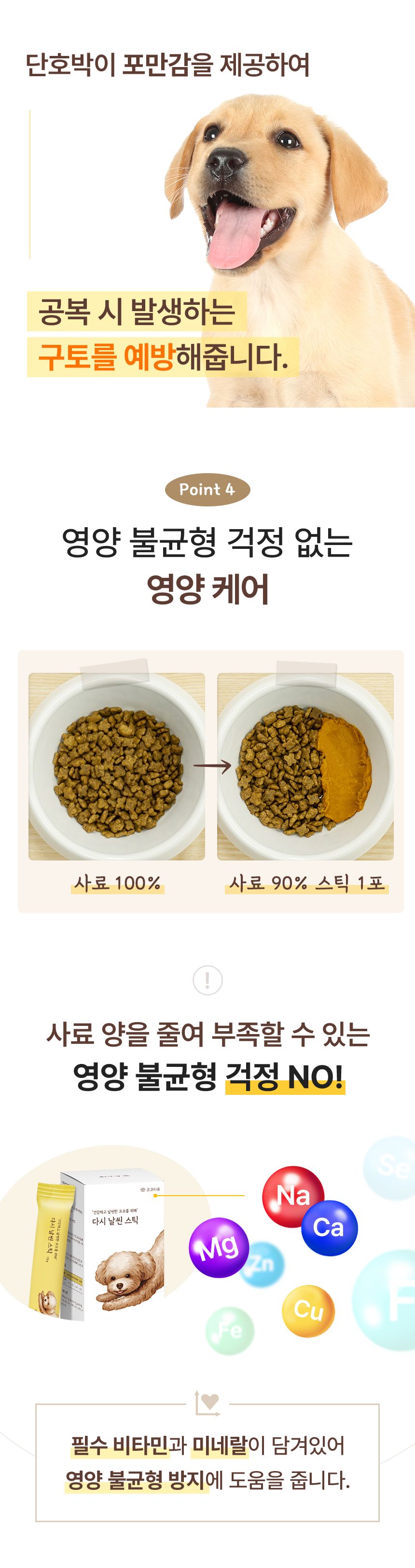 [무료배송] 코코다움 독 다이어트 영양 다시 날씬 스틱 15g*28p 12번째
