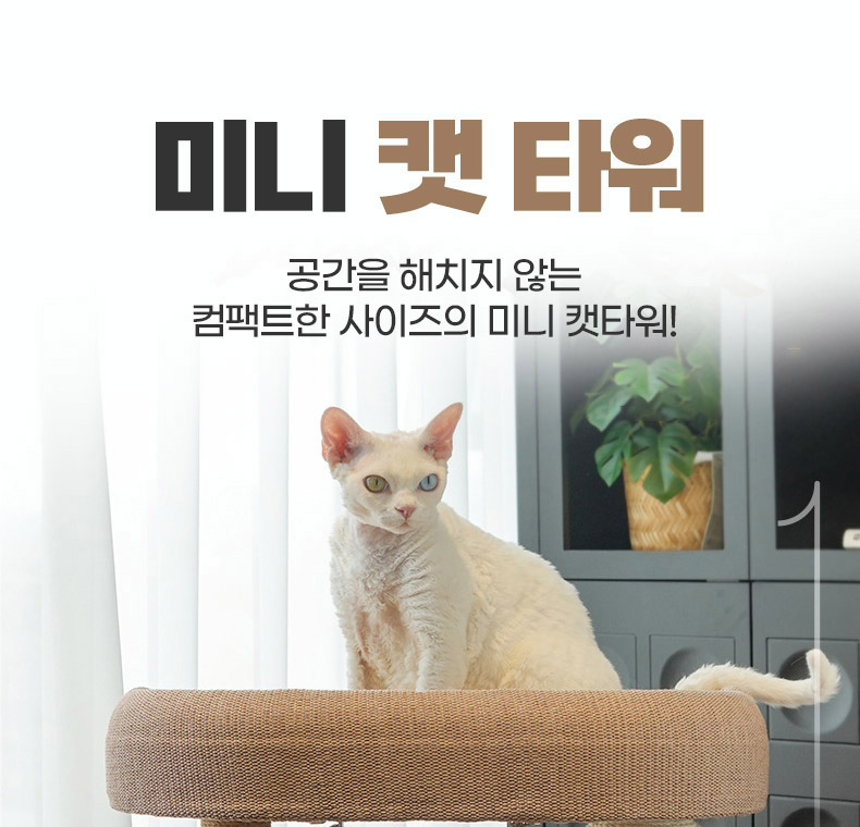 [NEW신상][무료배송] 펫볼루션 사이잘 기둥 스크래쳐 캣타워 1번째