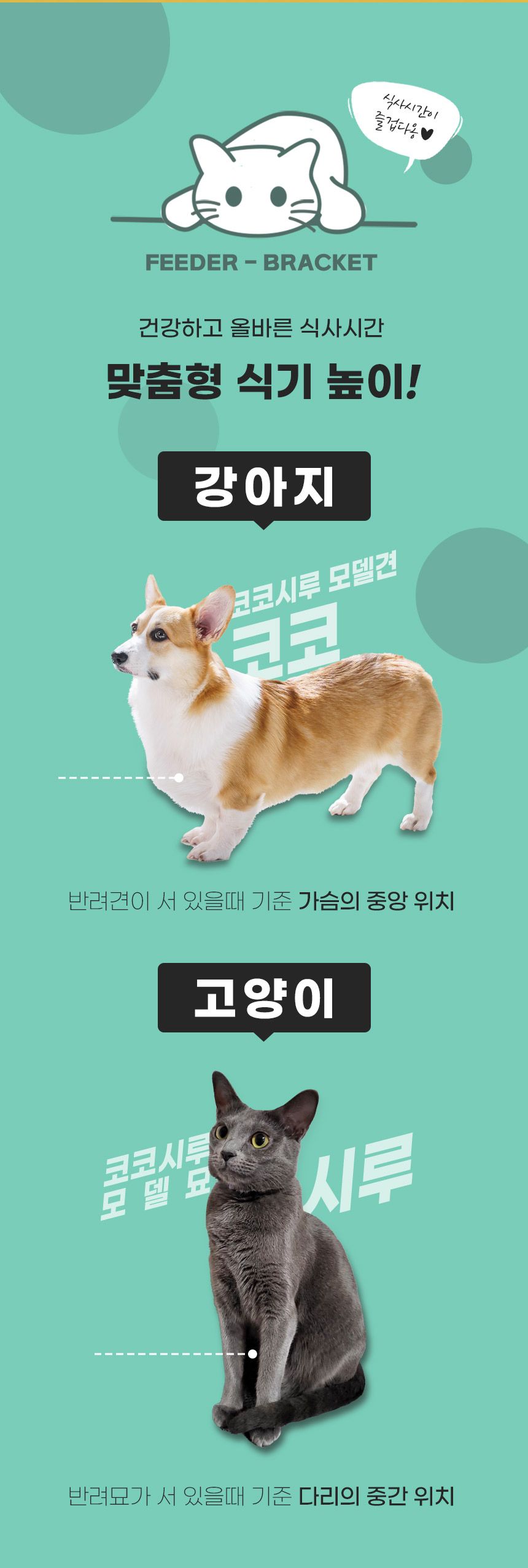 코코시루 자동 급식기 받침대 (PFB3) 5번째