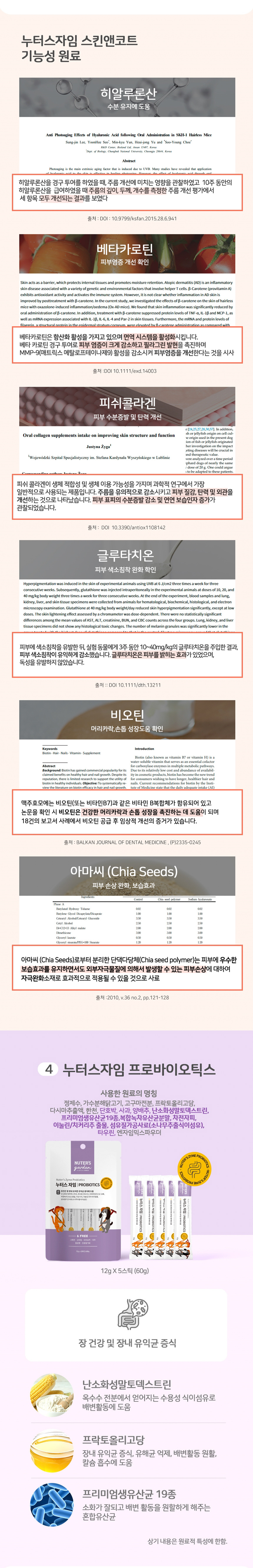 [무료배송] 누터스가든 누터스자임 4종 x 4팩 (관절/눈물/피모/유산균) 기능성츄르 5번째