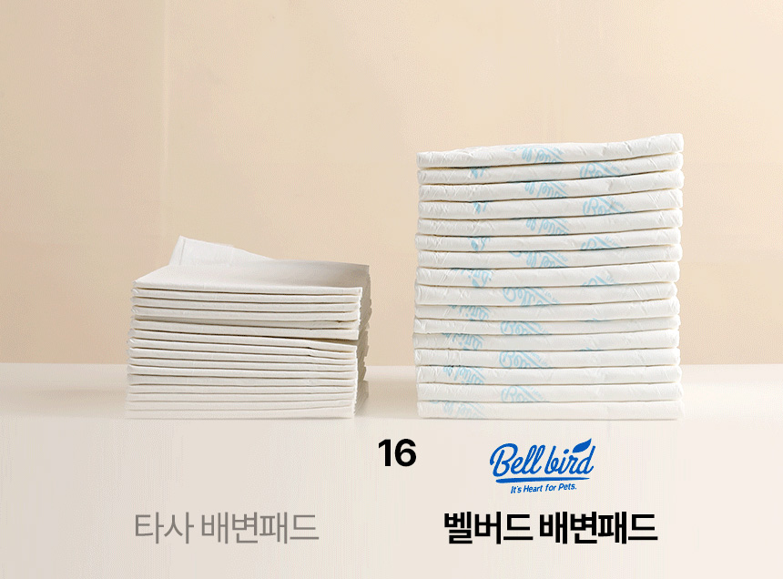 [NEW신상][무료배송] 벨버드 독 베이직 패드 100매 9번째
