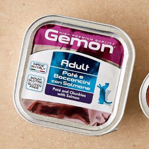 몬지 캣 지몬 파테&청키 연어 어덜트 캔 100g
