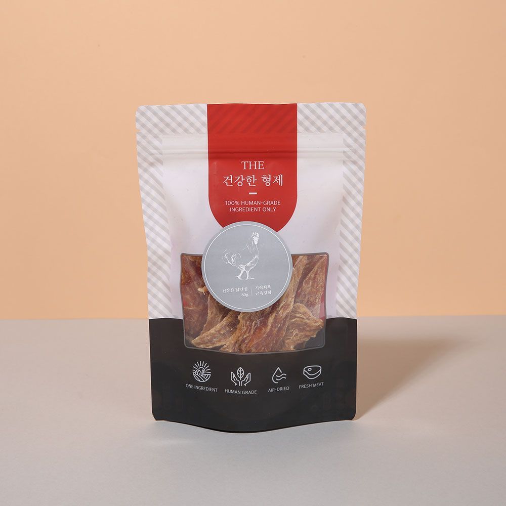 [NEW신상][리뉴얼] THE 건강한 형제 독 수제간식 닭안심 80g 2번