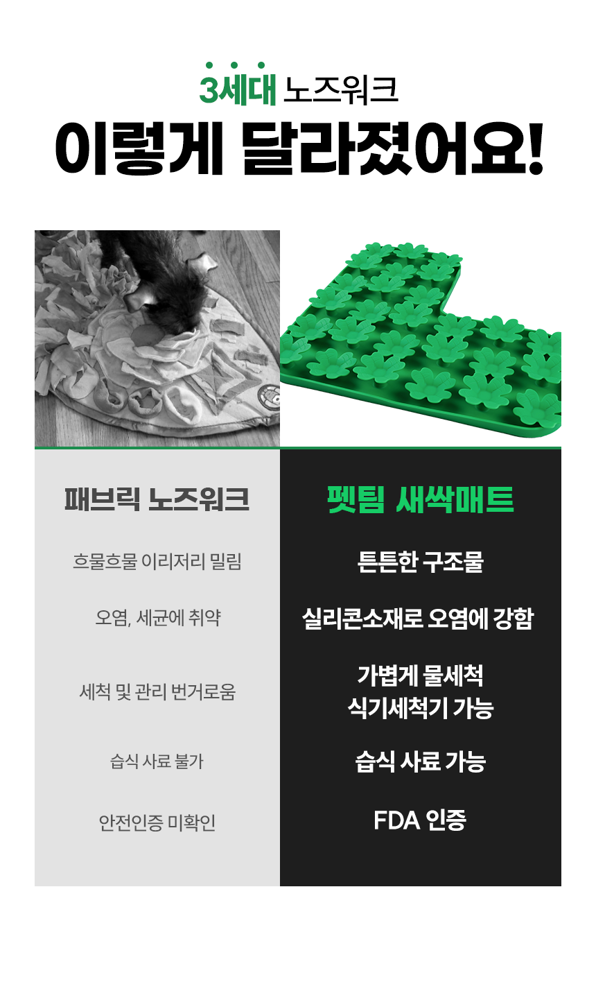 펫팀 새싹 노즈워크 매트 21번째