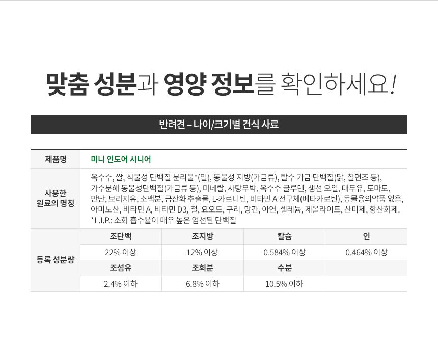 로얄캐닌 독 미니 인도어 시니어 1.5kg 소화도움 6번째