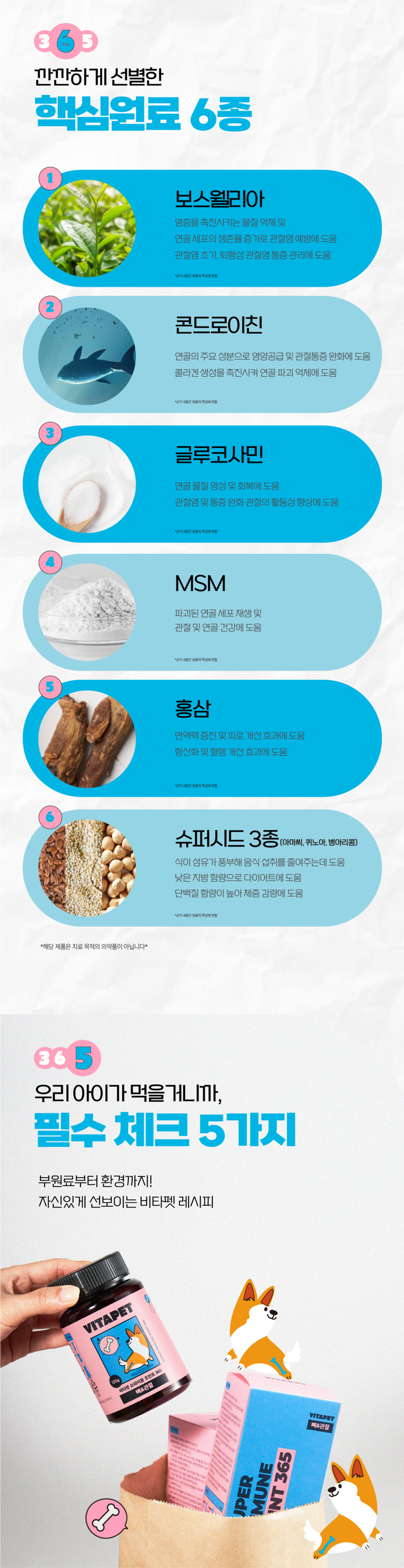 비타펫 독 콘드로이친&보스웰리아 관절 영양제 90일분 120g 4번째