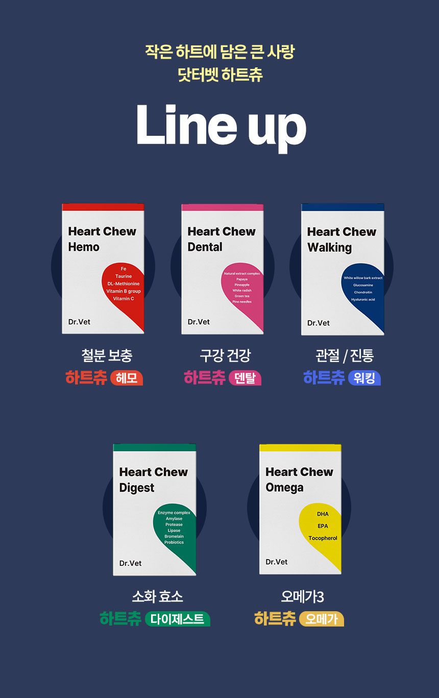 [무료배송] 닥터벳 하트츄 덴탈 치아 잇몸 영양제 30정 12번째