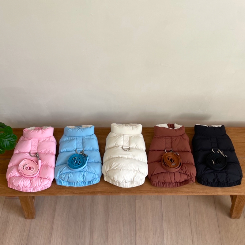 [무료배송] 해피댕댕 빵빵패딩조끼 S-2XL 1번째