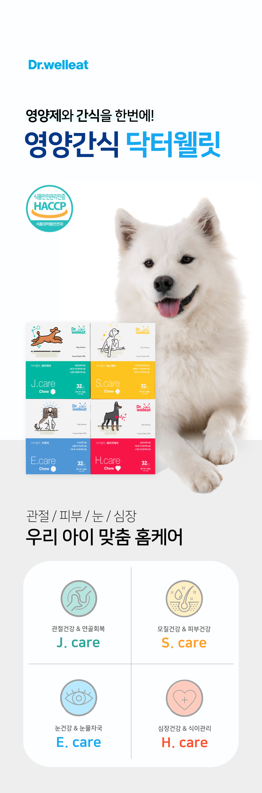 [유통기한임박, 26년4월2일] 닥터웰릿 조인트 제이케어 츄 9*32g 3번째