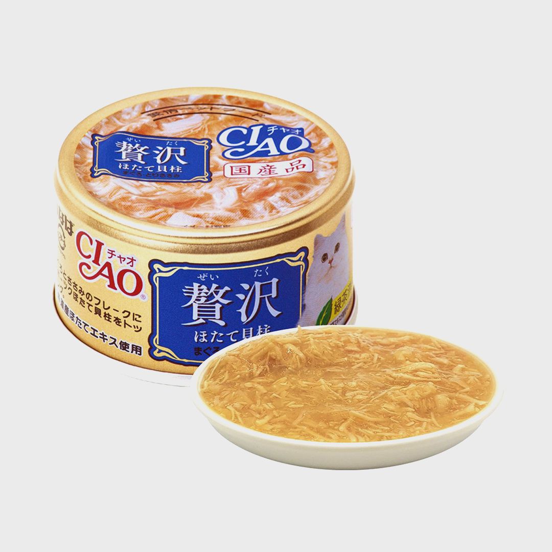 [ONLY펫프] 이나바 캣 챠오 제이타크 가리비&참치&닭가슴살 80g 1번