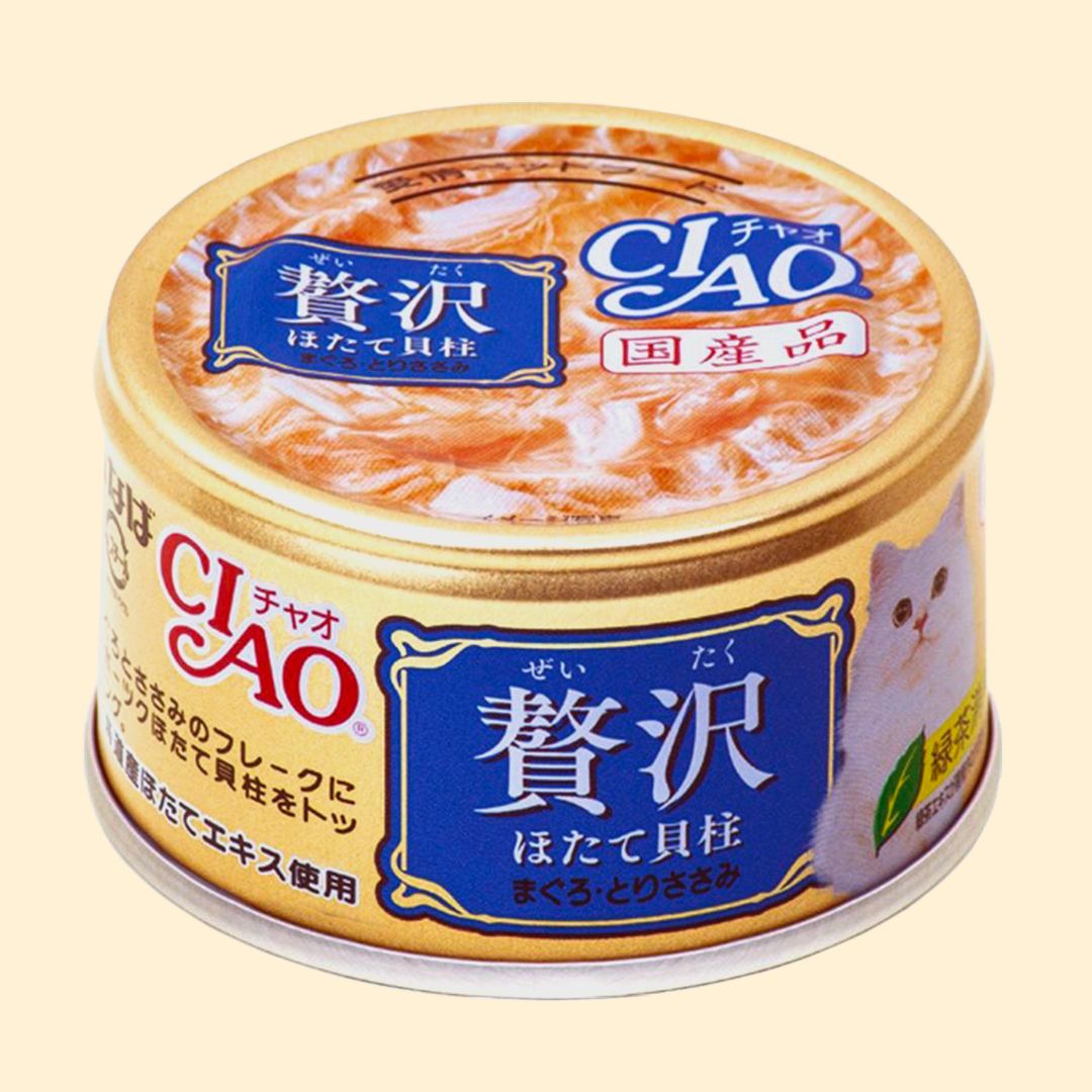 [ONLY펫프] 이나바 캣 챠오 제이타크 가리비&참치&닭가슴살 80g 0번