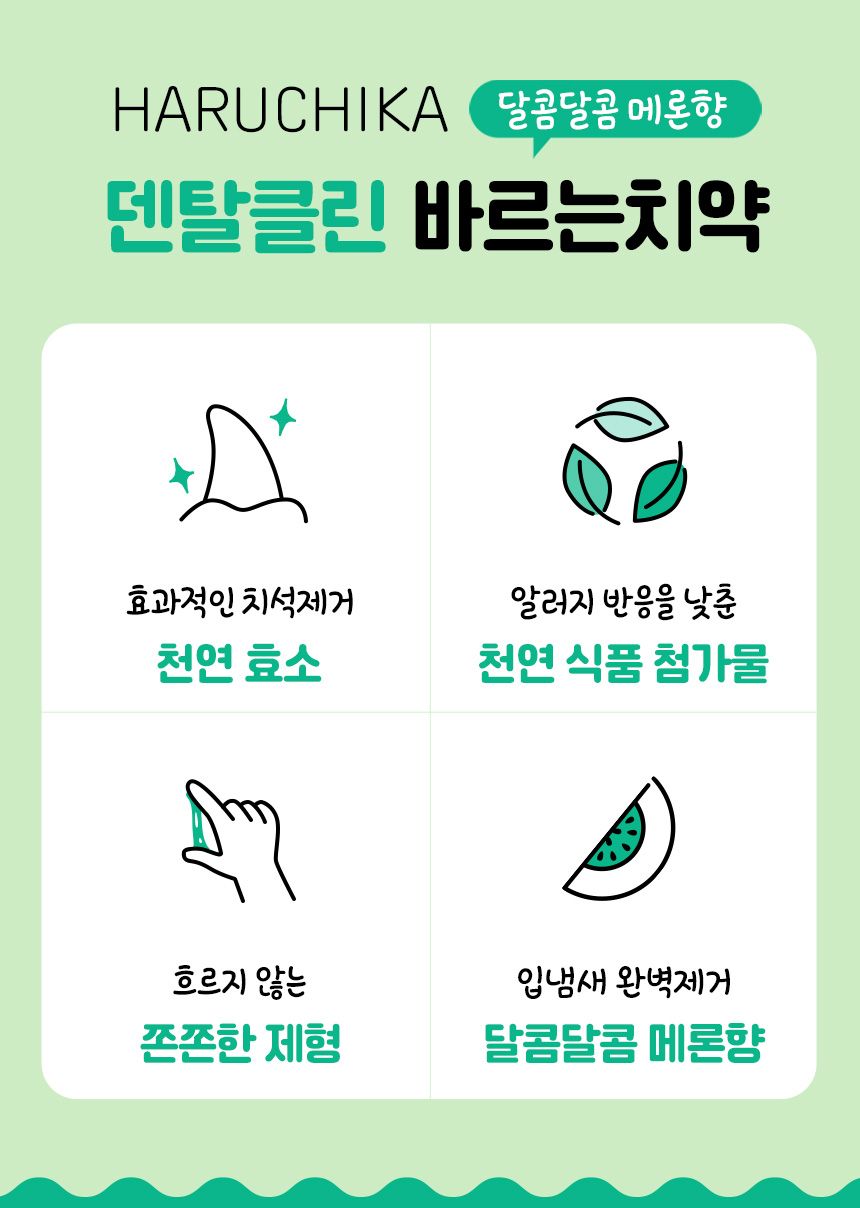 펫생각 하루치카 덴탈클린 메론향 60g 5번째