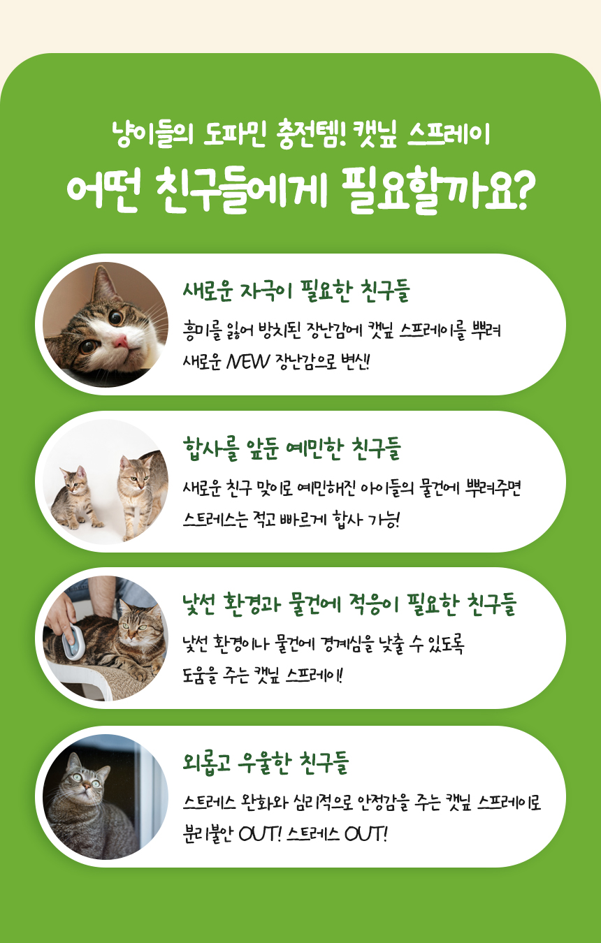 [NEW신상][무료배송] 펫토리아 고양이 장난감 캣닢 뽕파티 스프레이 50ml 8번째
