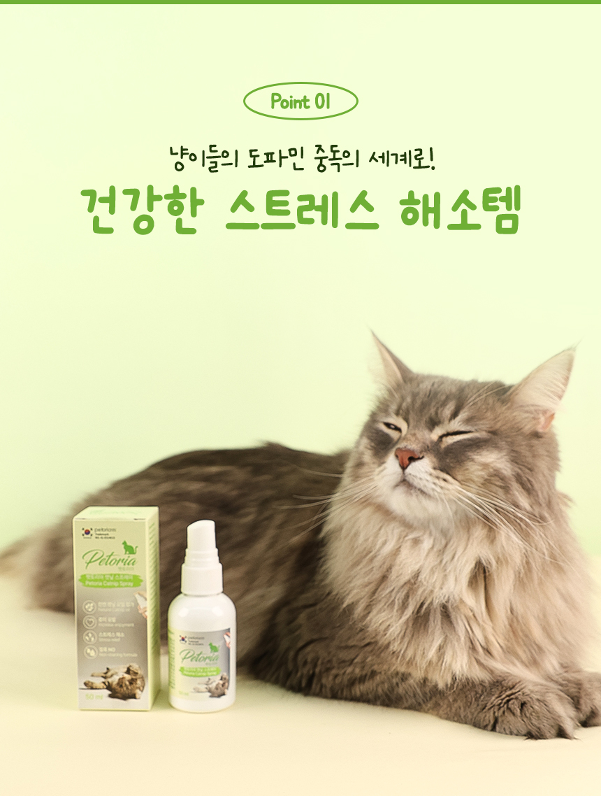 [NEW신상][무료배송] 펫토리아 고양이 장난감 캣닢 뽕파티 스프레이 50ml 9번째