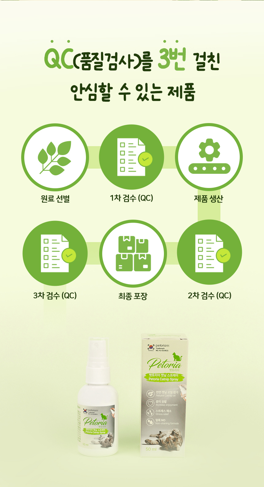 [NEW신상][무료배송] 펫토리아 고양이 장난감 캣닢 뽕파티 스프레이 50ml 31번째