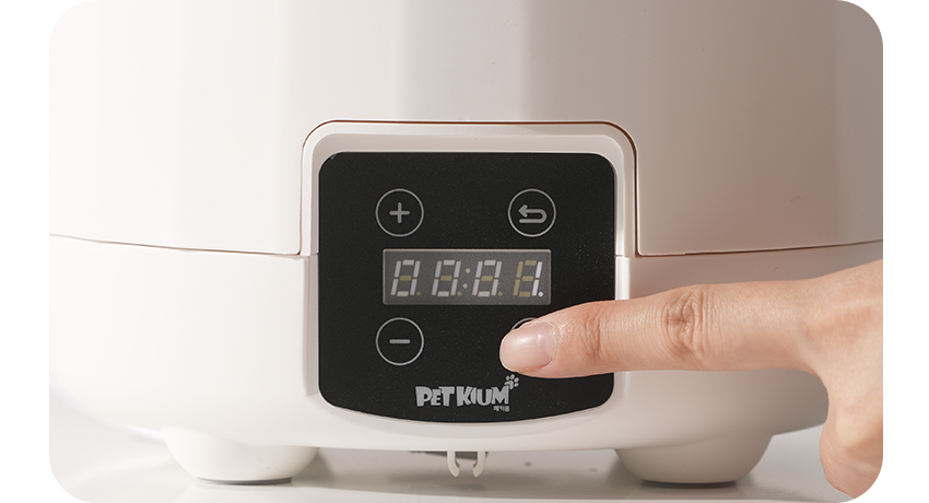 [브랜드전][무료배송] 페키움 강아지 고양이 자동 급식기 도자기 밥그릇  (어뎁터증정) 10번째