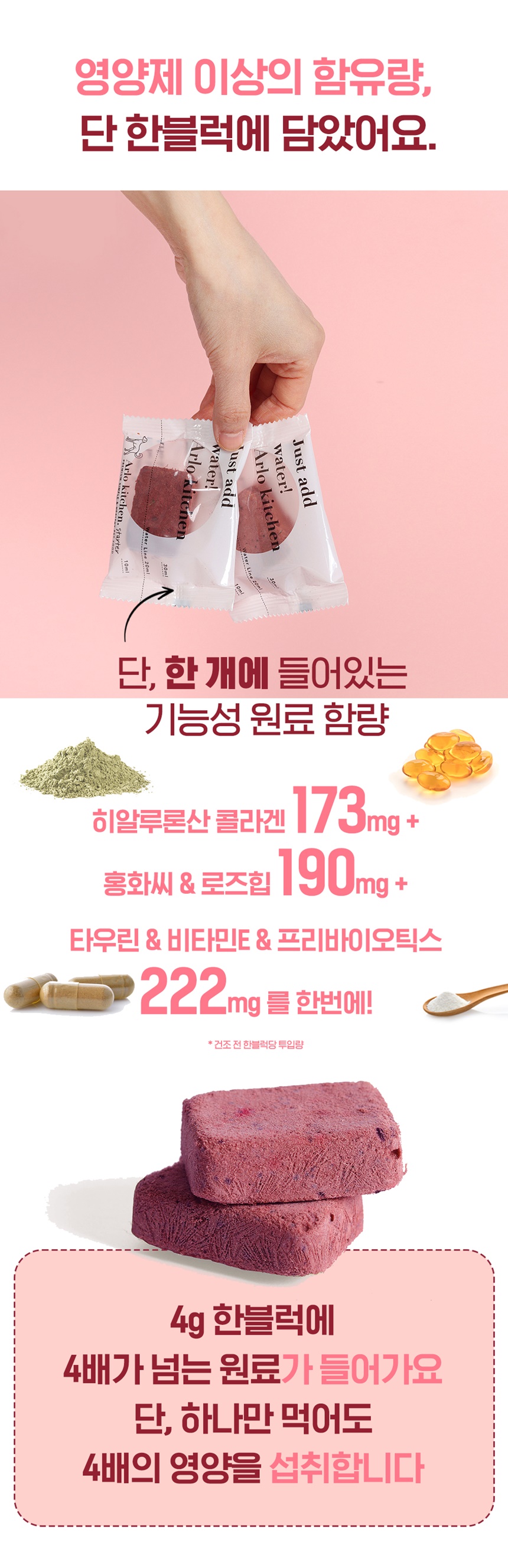 [무료배송] 알로키친 홀스콜라겐 제주말고기&콜라겐 4g*40p 5번째