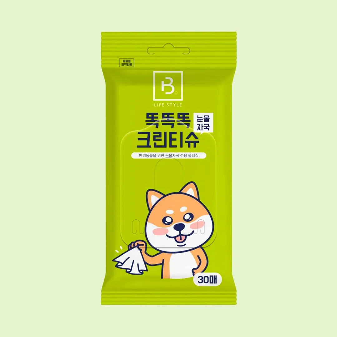 브리더랩 똑똑똑 눈물자국 티슈 30매