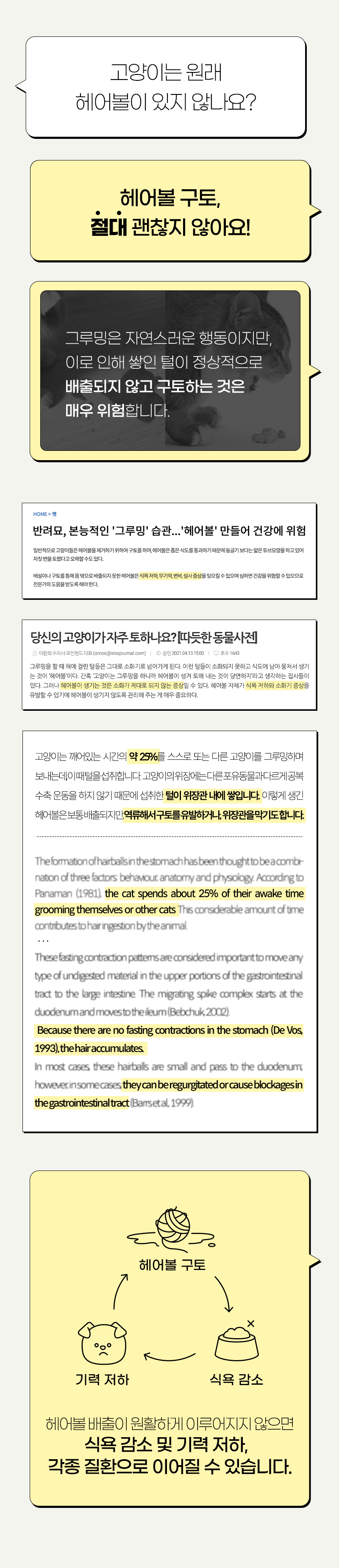 [무료배송] 바잇미X펫플루언서 먼지의 데일리 케어 헤어볼 30p 5번째