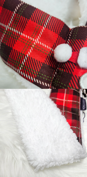 [NEW신상][무료배송] 리치독스 크리스마스 목도리  레드 3번째