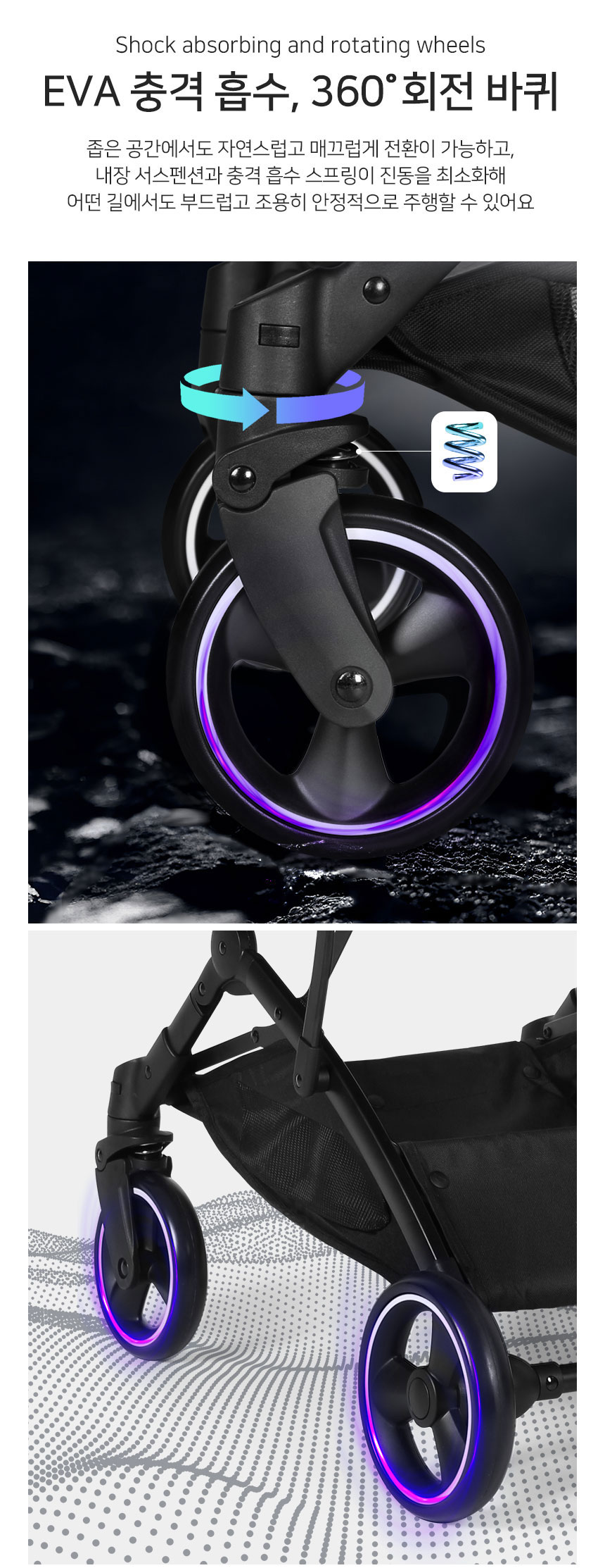 [신상특가] [무료배송] 베베로드 T3 프리미엄 강아지 애견 유모차 분리형 접이식 캐리어 블랙 18번째