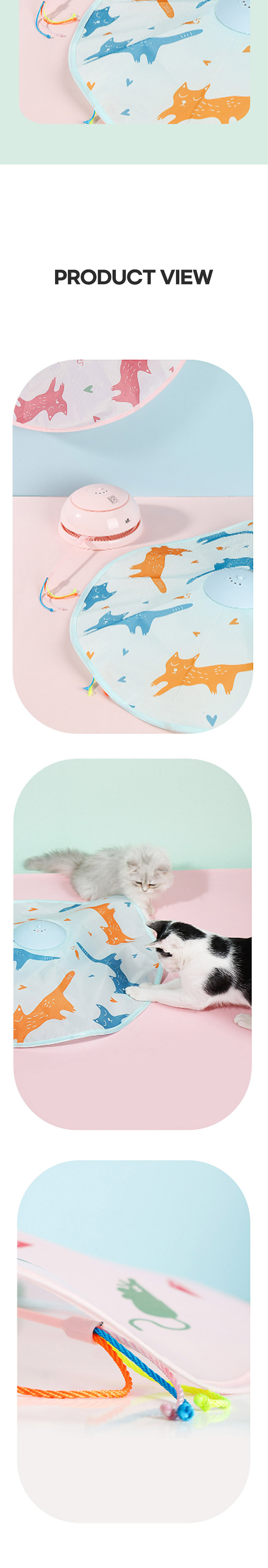 [NEW신상][무료배송] 딩동펫 고양이 미유캣 꼬리잡기 자동 장난감 4번째