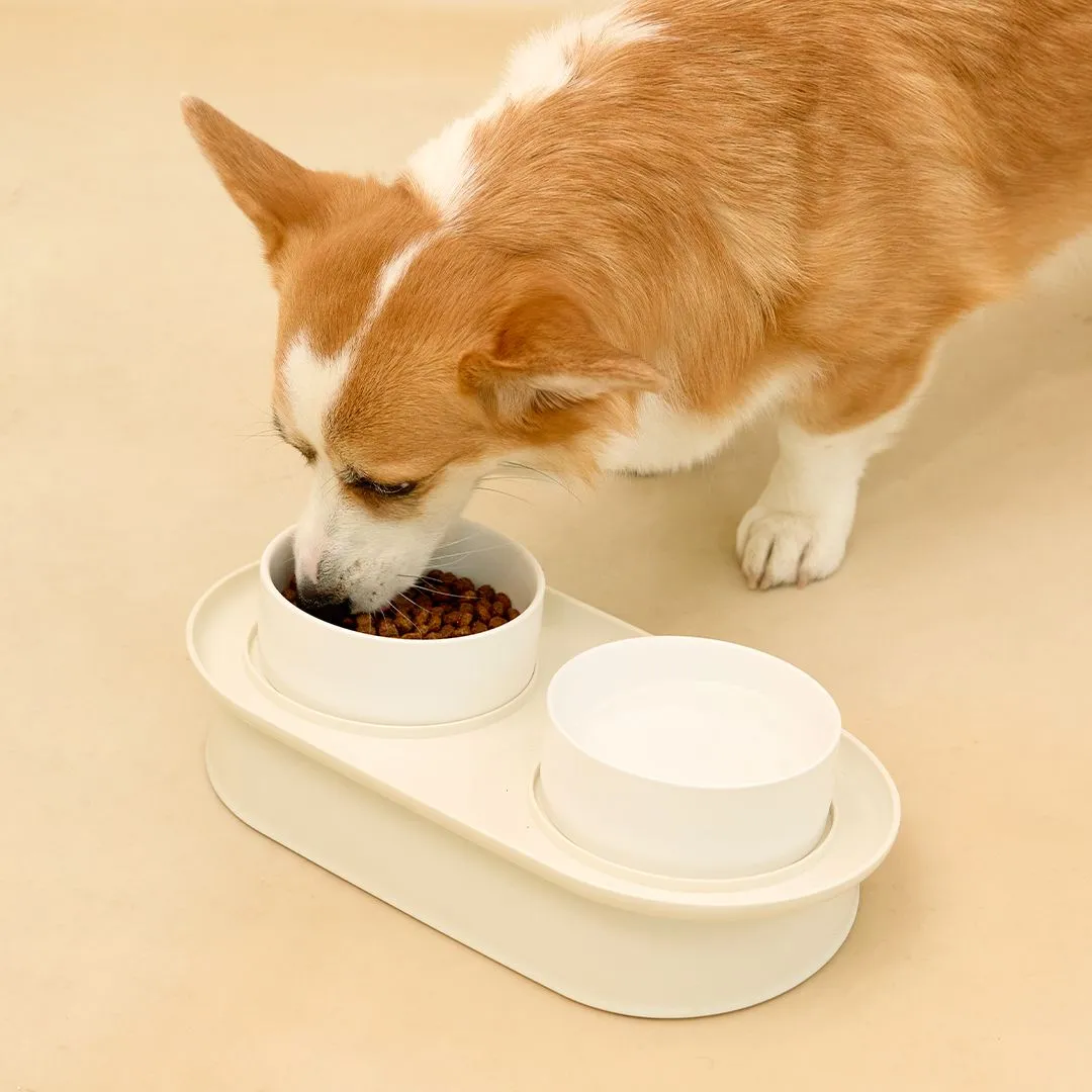 뮤트 목이 편한 테이블 식기 화이트