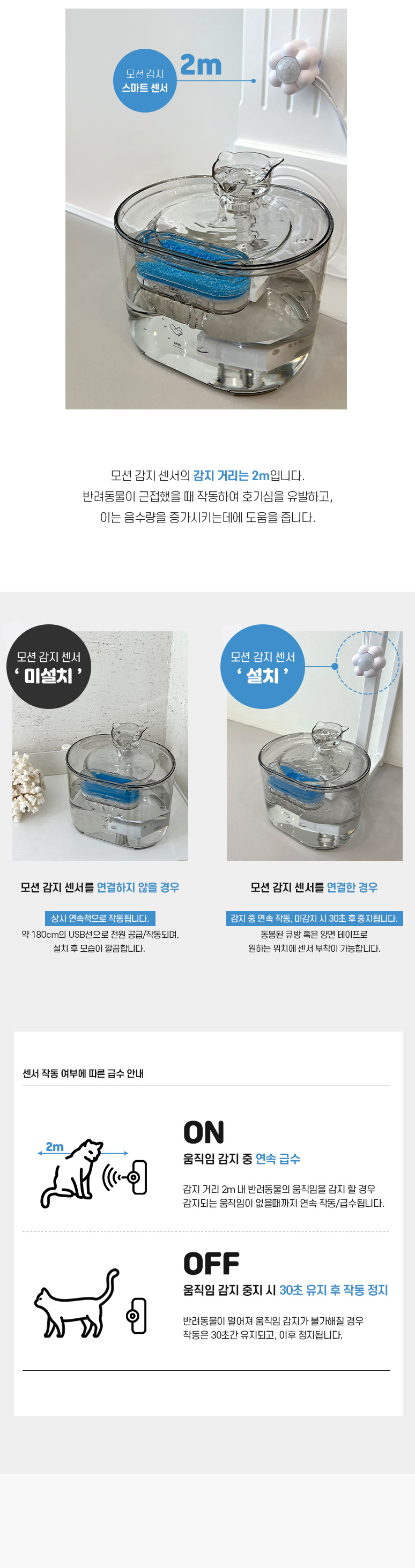 보드미펫 모션센서 자동급수기 시즌2 4번째