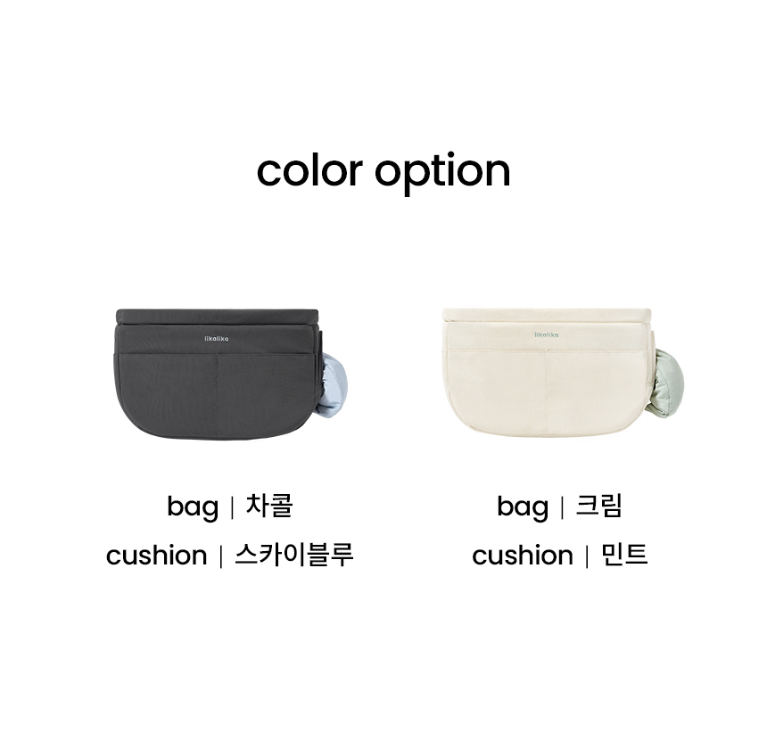 [NEW신상][무료배송] 리카리카 튼튼 반달 슬링백 2종 M/L 2번째