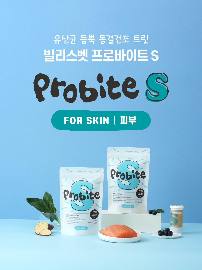 [무료배송] 빌리스벳 피부개선 프로바이트 S 연어 30g 1번째