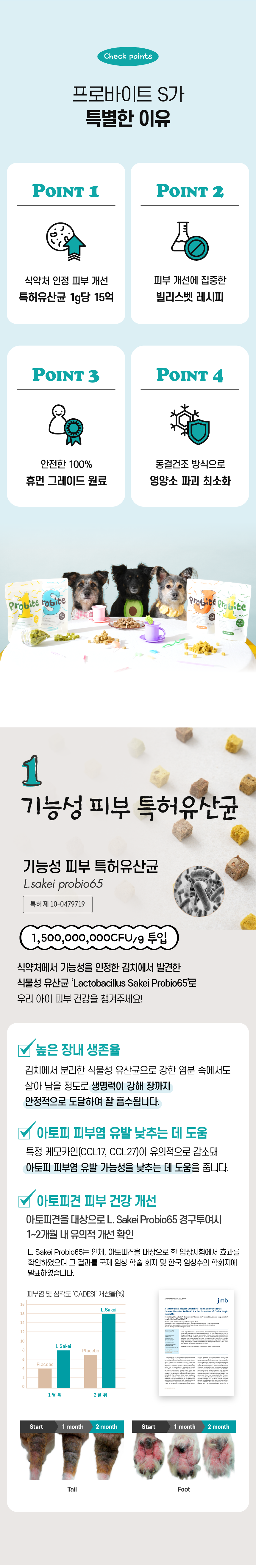 [무료배송] 빌리스벳 피부개선 프로바이트 S 연어 30g 3번째