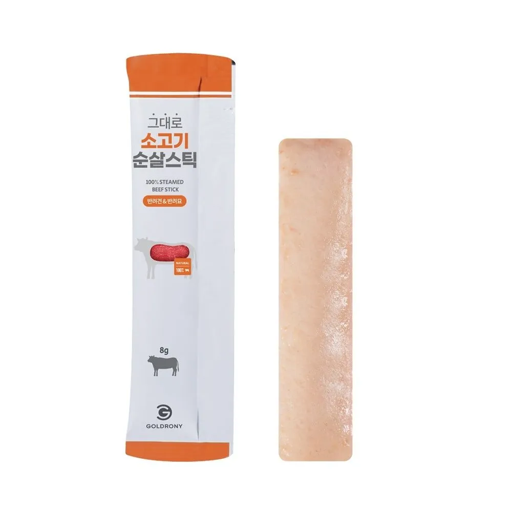 골드로니 순살스틱 소고기 8g*30p