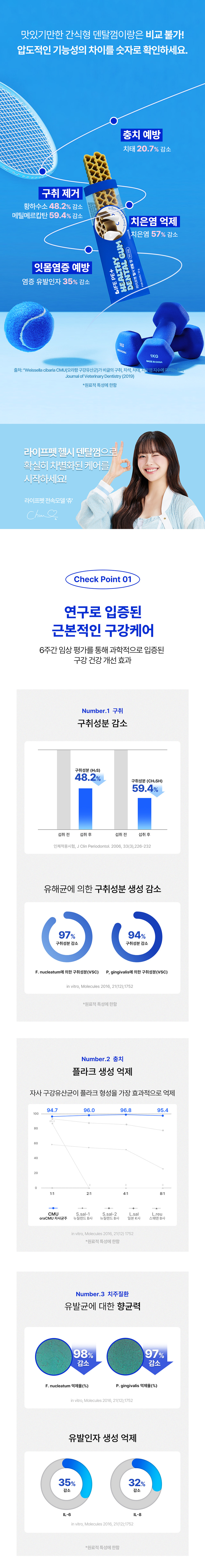 [무료배송] 라이프펫 헬시 덴탈껌 하드타입 120g 6번째