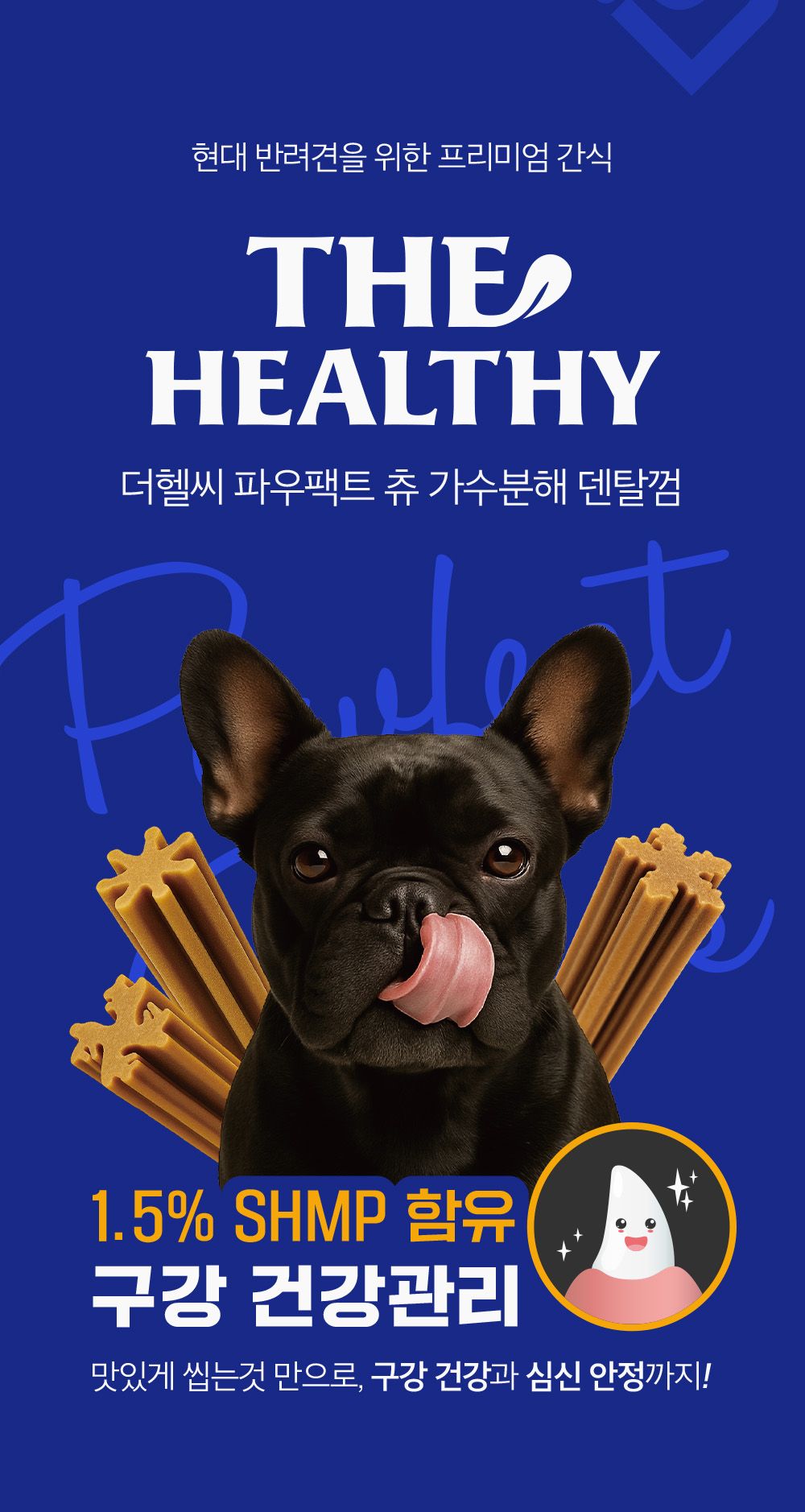 [체험단] 더헬씨 파우팩트 츄 가수분해 덴탈껌 닭고기맛 20g 4번째