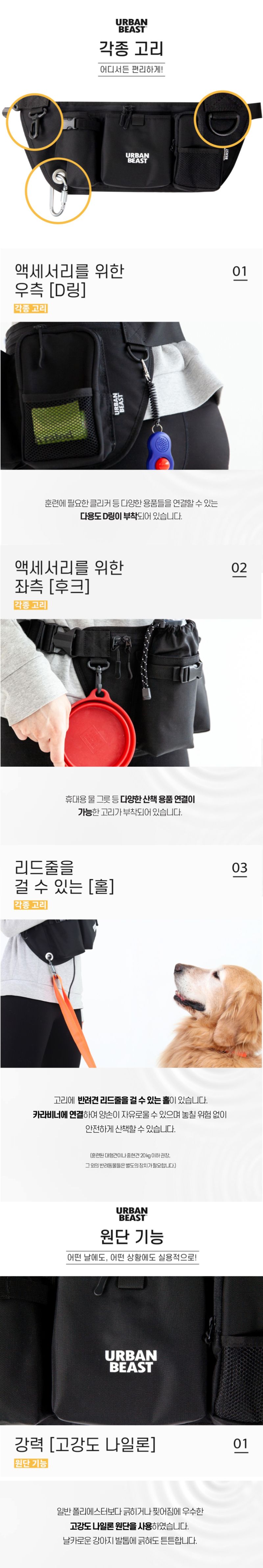 [무료배송] 어반비스트 코만도백 블랙 4번째