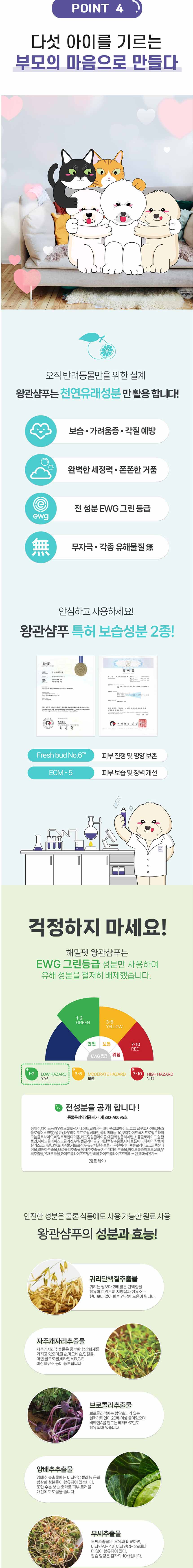 [무료배송] 해밀펫 왕관샴푸 300ml 6번째