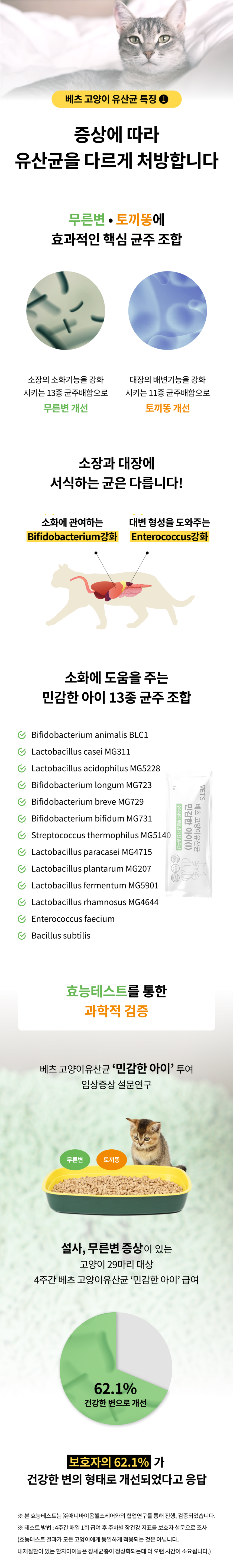 베츠 캣 유산균 민감한아이 30p 8번째