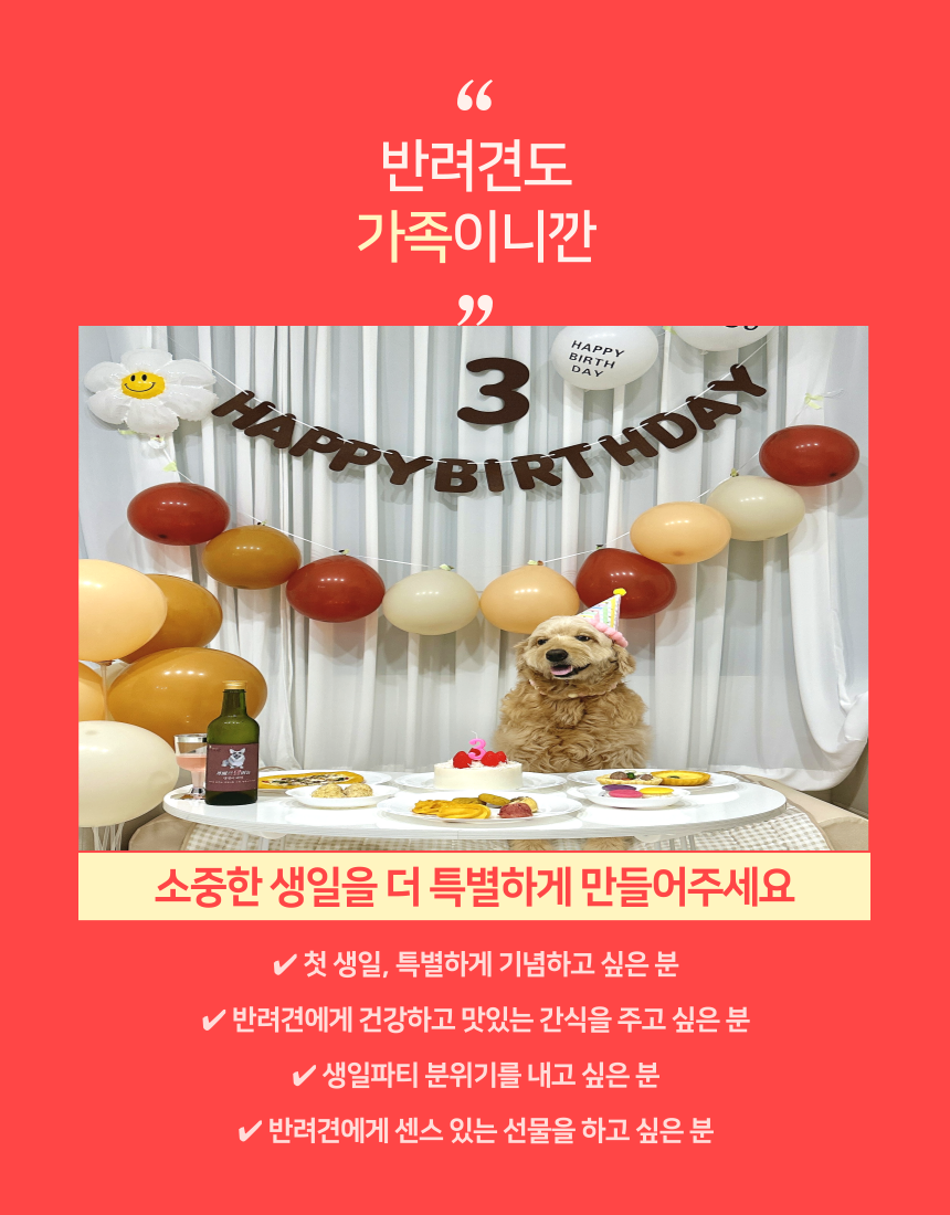 [NEW신상][무료배송][냉동/냉장] 오간식 독 해피벌스데이 패키지 3번째