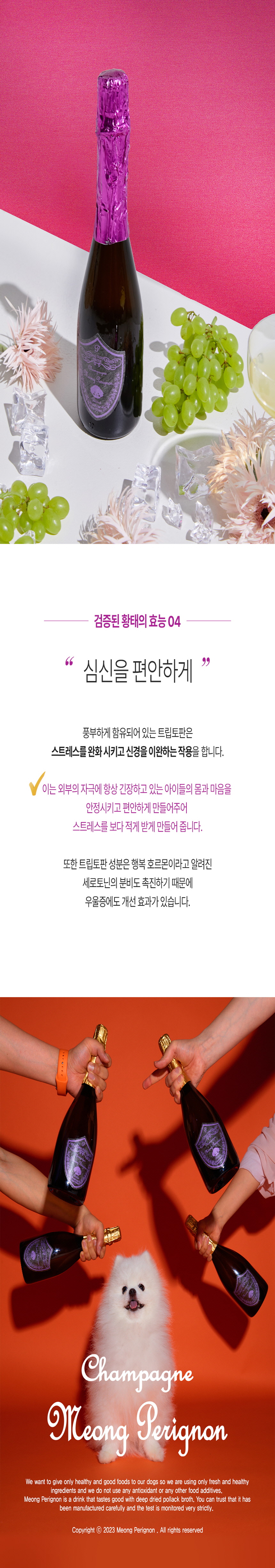 [무료배송] 멍페리뇽 반려동물 전용 음료 750ml 4번째
