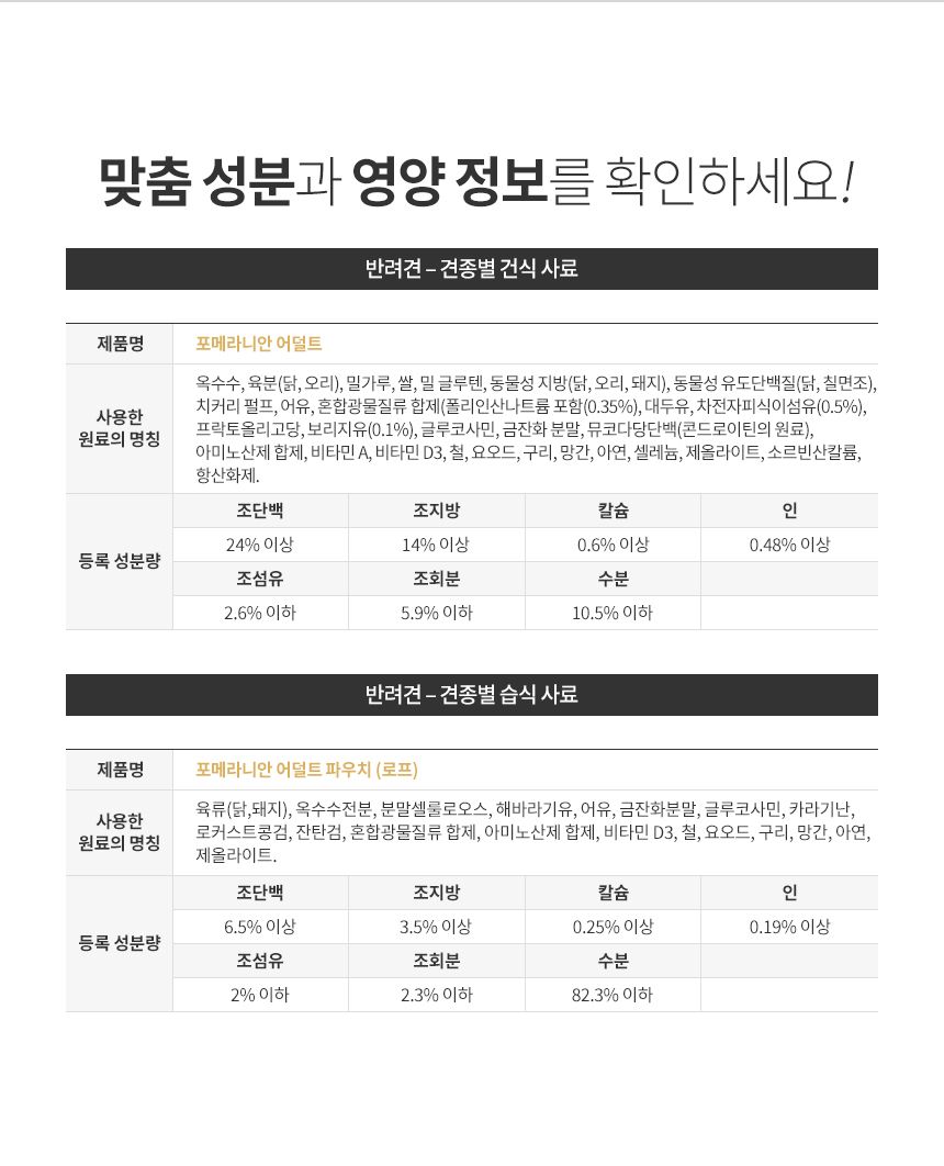 로얄캐닌 독 포메라니안 어덜트 관절건강 모음 5번째