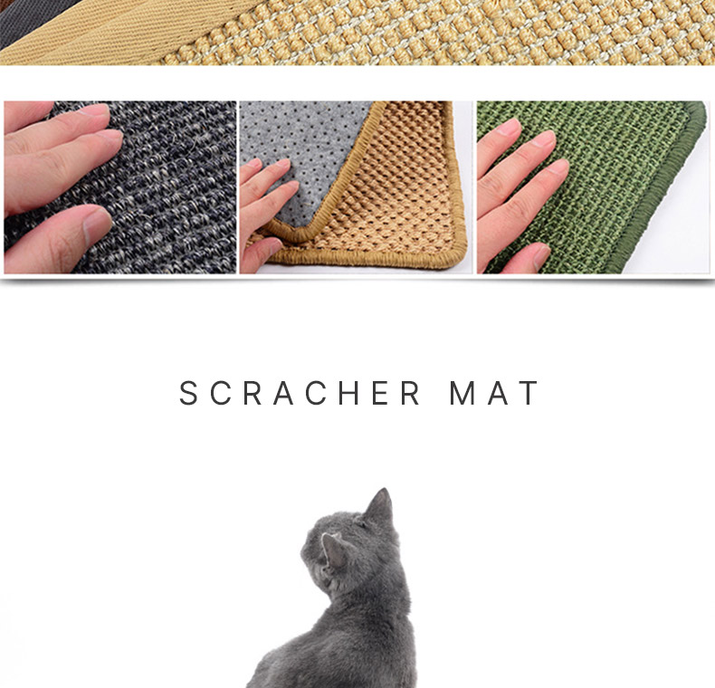 [NEW신상][무료배송] 펫볼루션 고양이 스크래칭 사이잘삼 매트 (랜덤 발송) 8번째