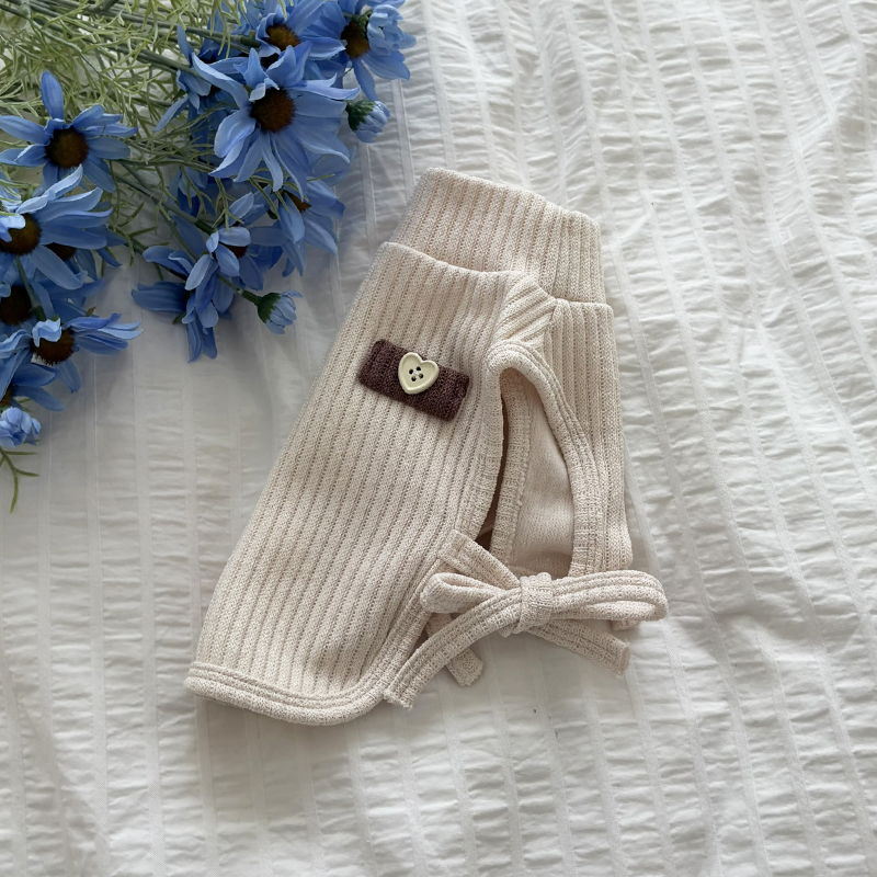 [NEW신상][무료배송] 해피댕댕 하트단추케이프조끼 4종 (아이보리,핑크,블루,브라운) S-XL 18번째