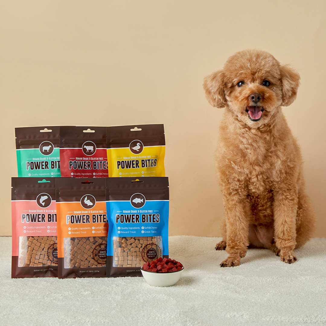 [꽉찬펫프]POWER TREAT 독 파워바이트 소고기 200g 6번