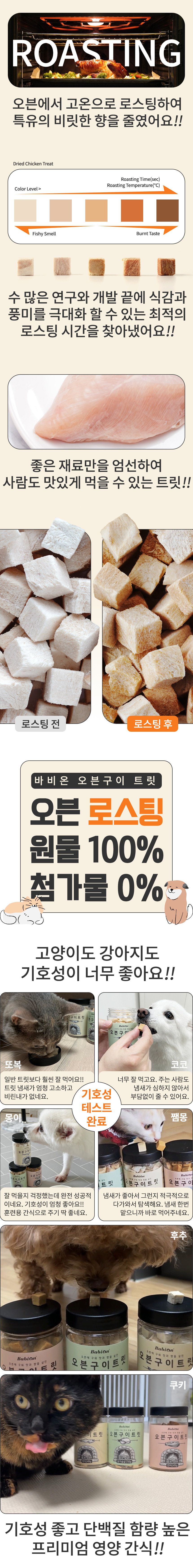 [무료배송] 바비온 오븐구이 트릿 닭가슴살 180g 3번째