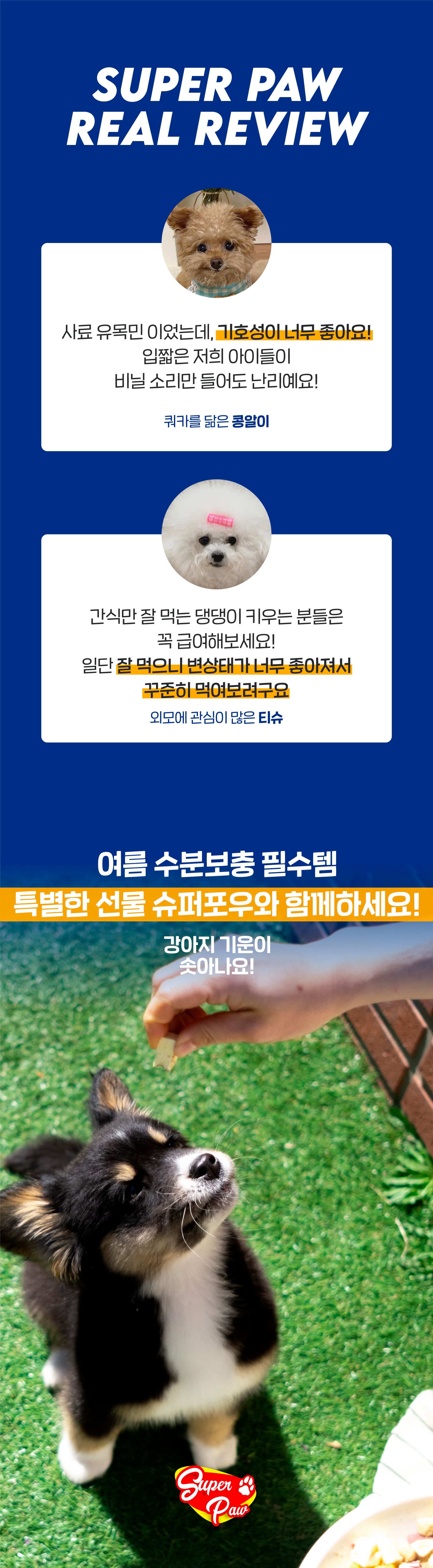 [무료배송] 슈퍼포우 독 동결건조 치킨런 180g 7번째
