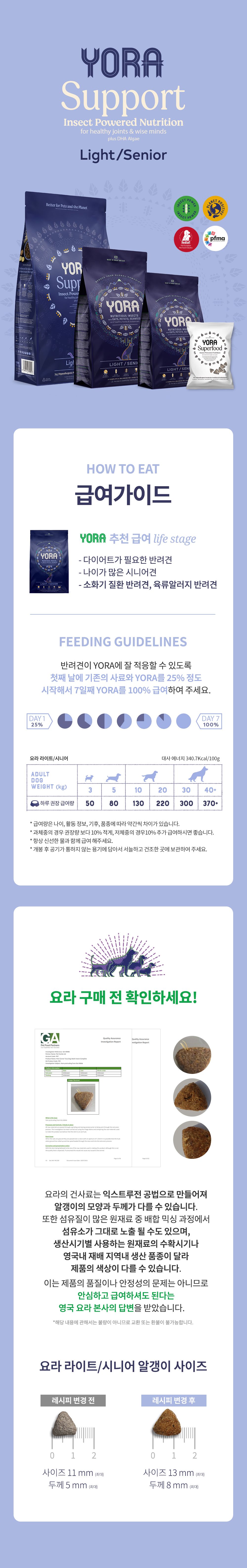 [유통기한임박, 26년2월27일] 요라 독 라이트시니어 2.5kg 10번째