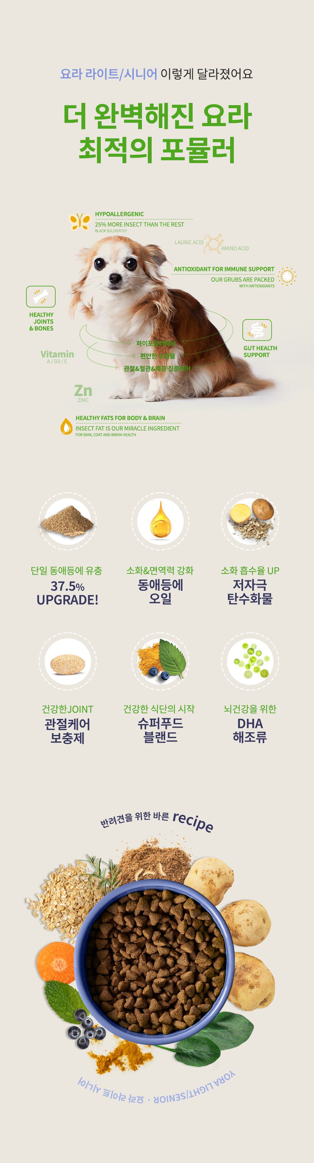 [유통기한임박, 26년2월27일] 요라 독 라이트시니어 2.5kg 4번째