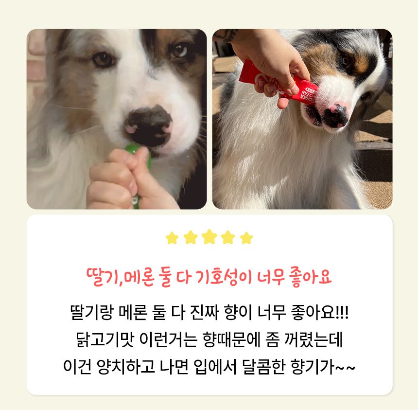 펫생각  하루치카 덴탈클린 딸기향 60g 9번째